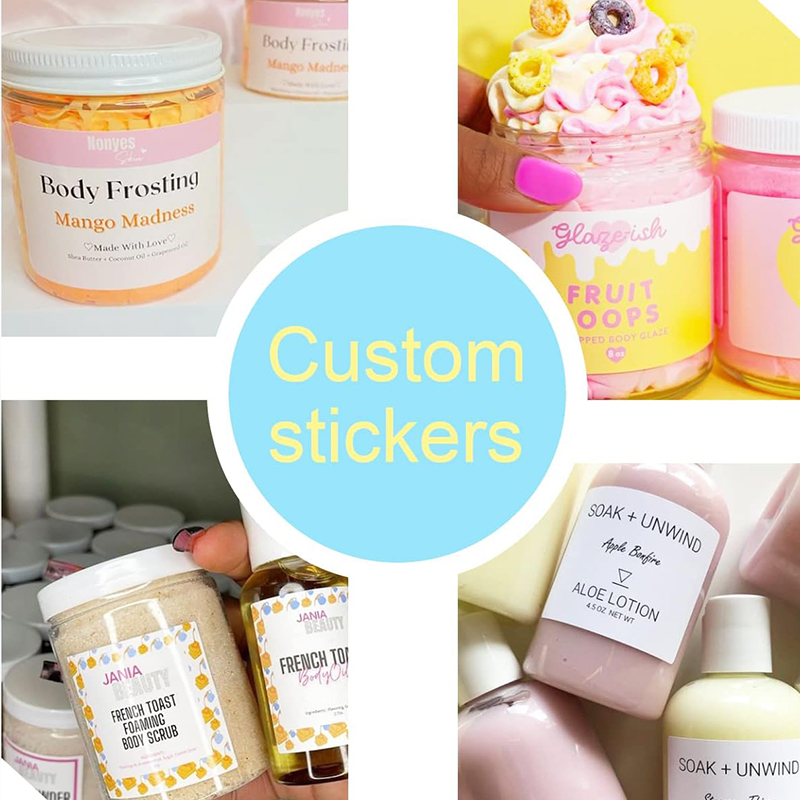 500-100Pcs Custom Stickers Cus - Label Maker ulasan dan harga