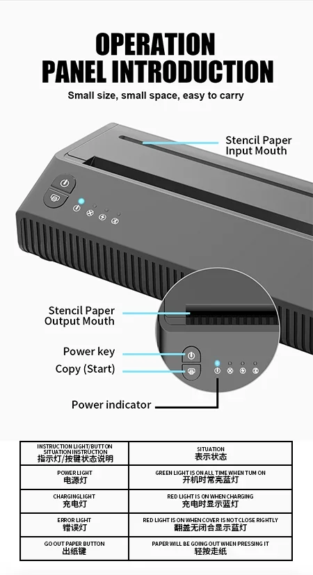 MHT-P8008  thermal tattoo tran - Thermal Printer ulasan dan harga